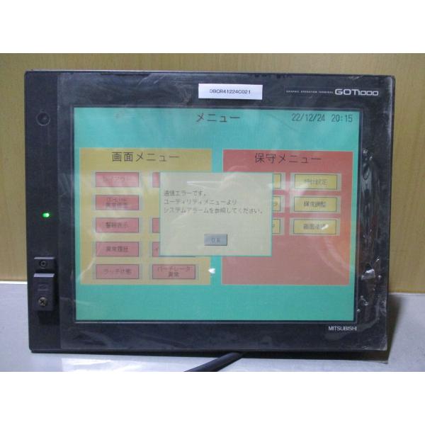 中古 MITSUBISHI GOT1000シリーズ タッチパネル GT15-QBUS/ GT1585...