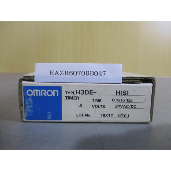 新古 OMRON TIMER H3DE-H(S) ソリッドステート・タイマ(EAZR60709B04...