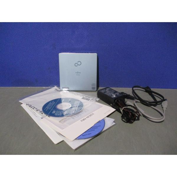 新古 FUJITSU FMV-NCB53 ポータブルDVD-ROM＆CD-R/RWドライブユニット ...