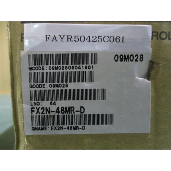 新古 MITSUBISHI 三菱 シーケンサ FX2N-48MR-D(FAYR50425C061)