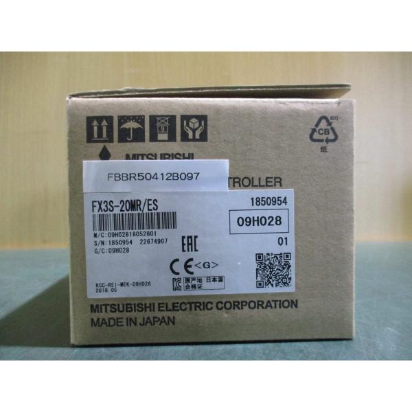 新古 MITSUBISHI PROGRAMMABLE CONTROLLER FX3S-20MR/ES...