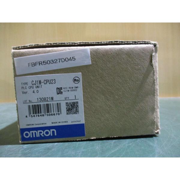 新古 OMRON  CJ1M-CPU23 CENTRAL PROCESSING UNIT(FBFR5...