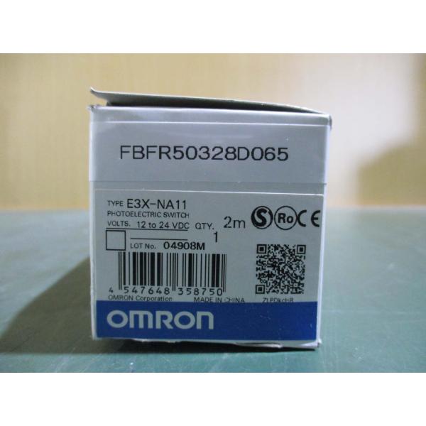 新古 OMRON E3X-NA11 Simple Fiber Amplifier 2M(FBFR50...
