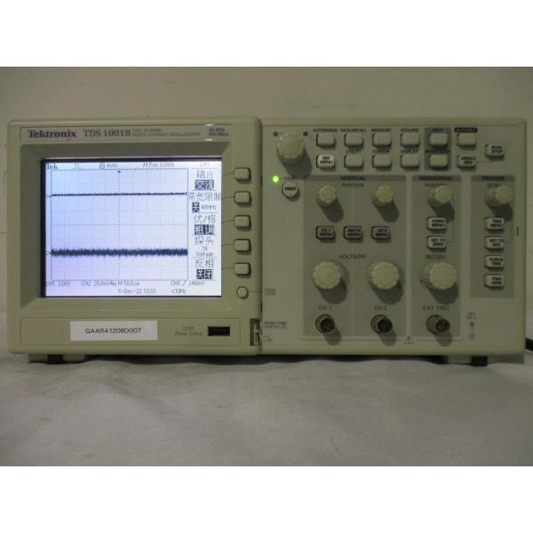 中古 Tektronix ２ch デジタルオシロスコープ TDS1001B 40MHz 500MS/...