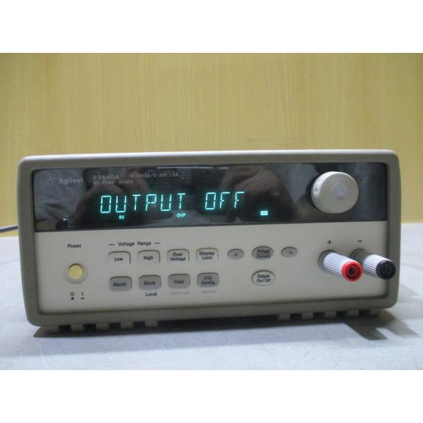 中古 Agilent E3640A Variable Power Supply 8 V 3 A or...