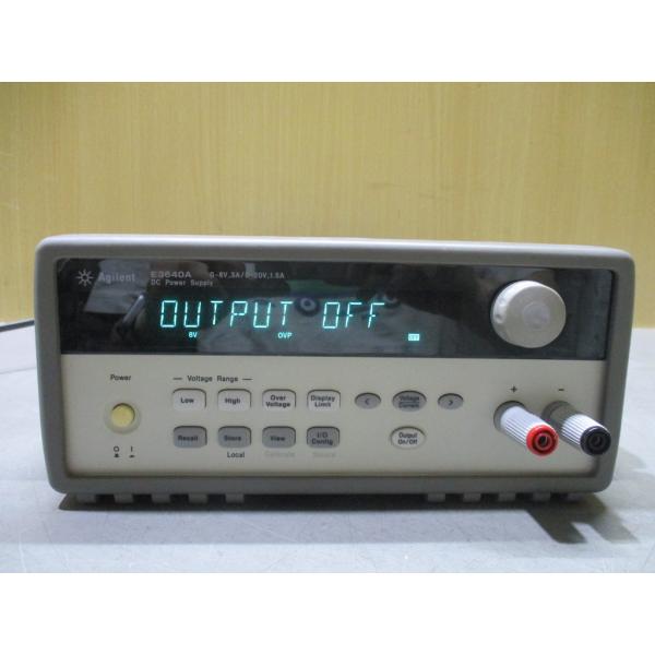 中古 Agilent E3640A Variable Power Supply 8 V 3 A or...