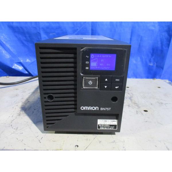 新古 OMRON BN75T 無停電電源装置 通電OK＜送料別＞(HARR60801E018)