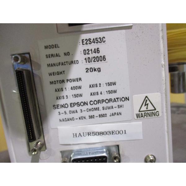 中古 SEIKO E2S453C 産業用ロボット/ROBOT CONTROLLER RC170 ロボ...