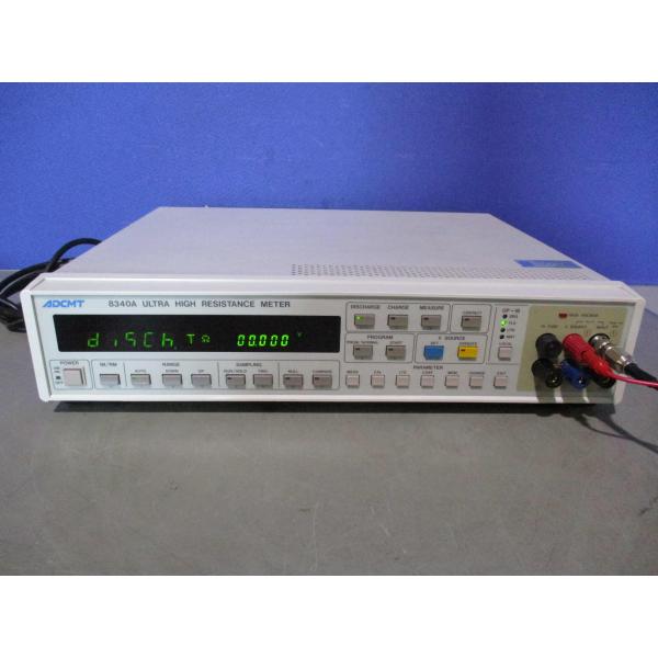 中古 ADCMT 8340A ULTRA HIGH RESISTANCE METER デジタル超高抵...