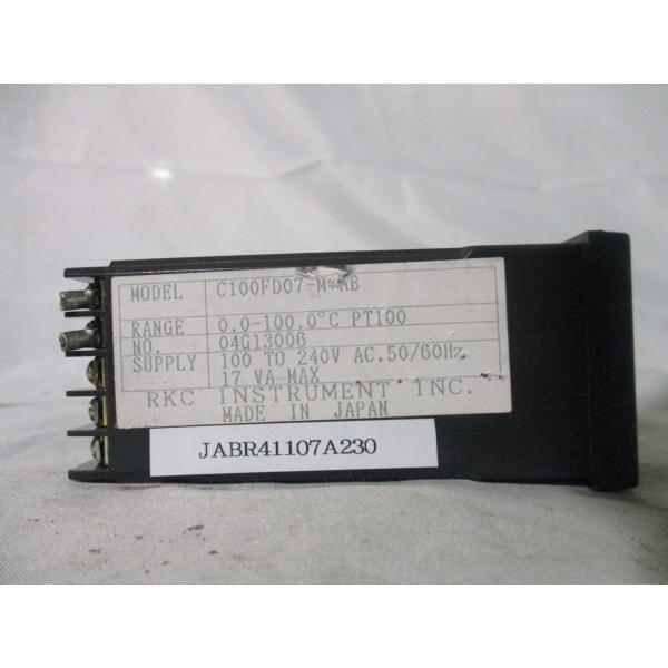 中古 RKC TEMPERATURE CONTROLLER REX C100FD07-M*AB  温...
