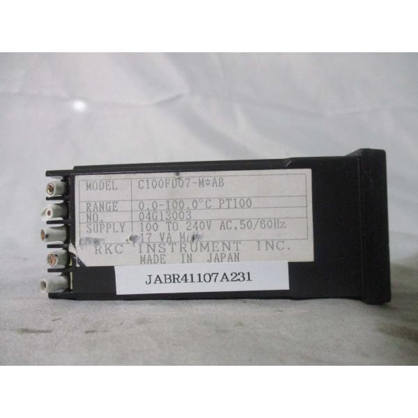中古 RKC TEMPERATURE CONTROLLER REX C100FD07-M*AB  温...