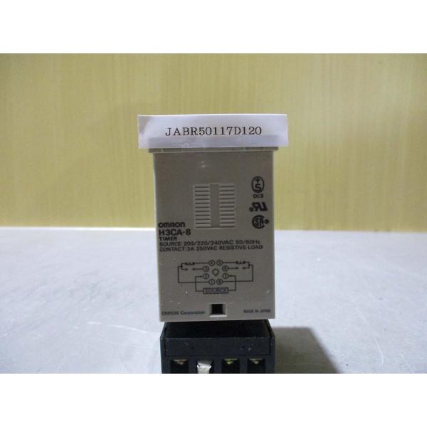 中古OMRON(オムロン) ソリッドステート タイマ  H3CA-8(JABR50117D120)