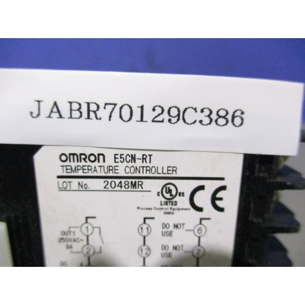 中古 OMRON TEMPERATURE CONTROLLER E5CN-RT 温度コントロール 2...