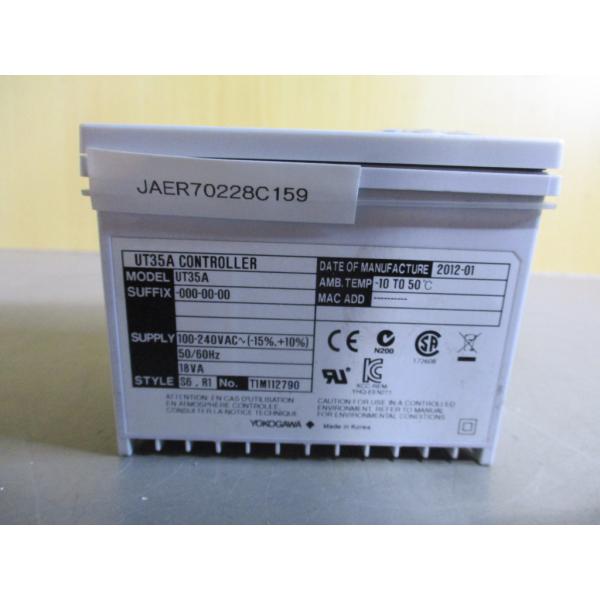 中古YOKOGAWA UT35A デジタル指示調節計 通電OK(JAER70228C159)