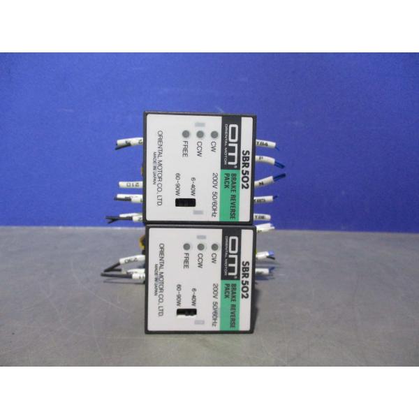 中古 ORIENTAL MOTOR BRAKE REVERSE PACK SBR502 無接点ブレー...
