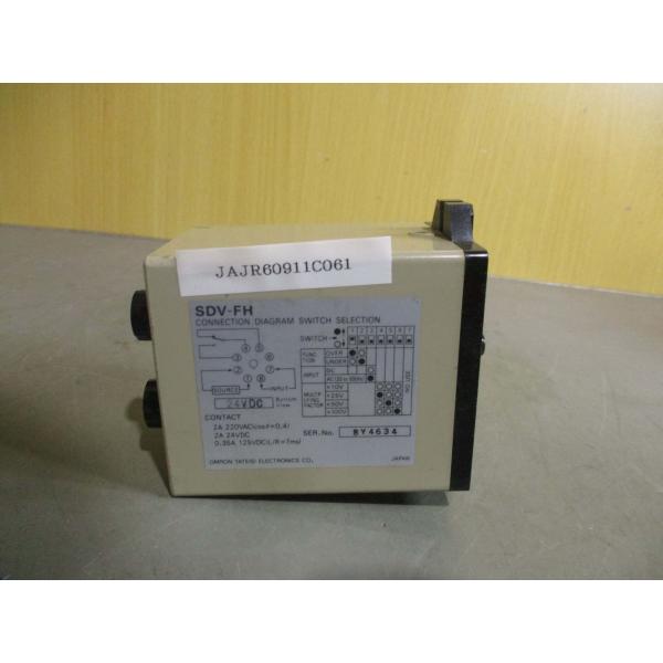中古OMRON CONNECTION DIAGRAM SWITCH SELECTION SDV-FH...