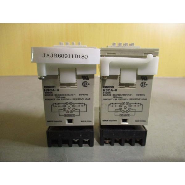 中古OMRON solid state timer H3CA-8 ソリッドステートタイマ 2個(JA...