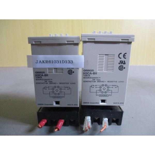 中古 OMRON solid state timer H3CA-8H ソリッドステートタイマ 2個 ...