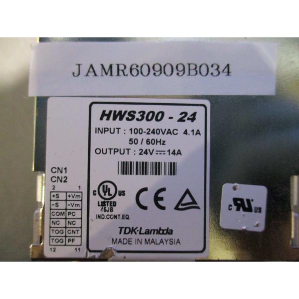 中古TDK LAMBDA HWS300-24 コンバータ(JAMR60909B034)