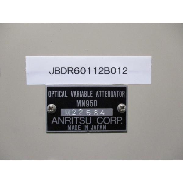 中古 ANRITSU OPTICAL VARIABLE ATTENUATOR MN95D (JBDR...