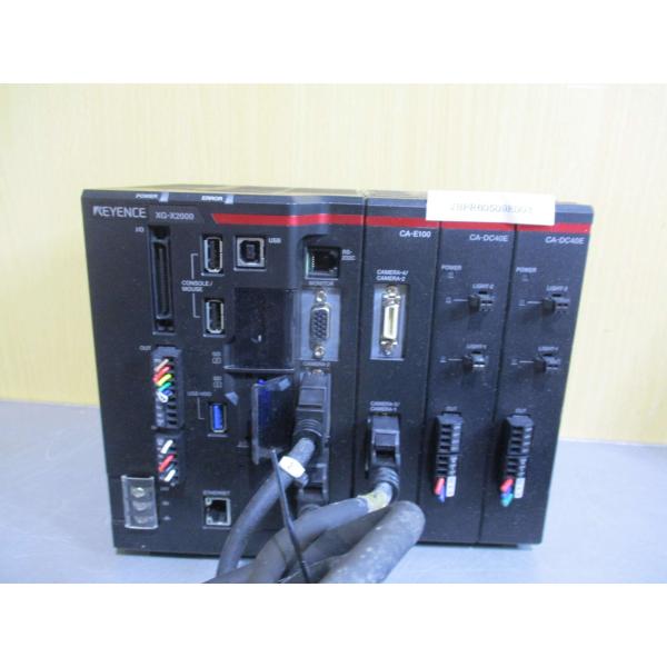 中古 KEYENCE  XG-X2000/ CA-E100/CA-DC40E*2/ CA-H048M...