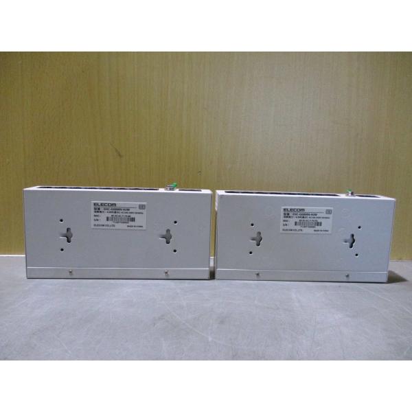 中古 Elecom EHC-G08MN-HJW 1000BASE-T対応 スイッチングハブ 2個 (...