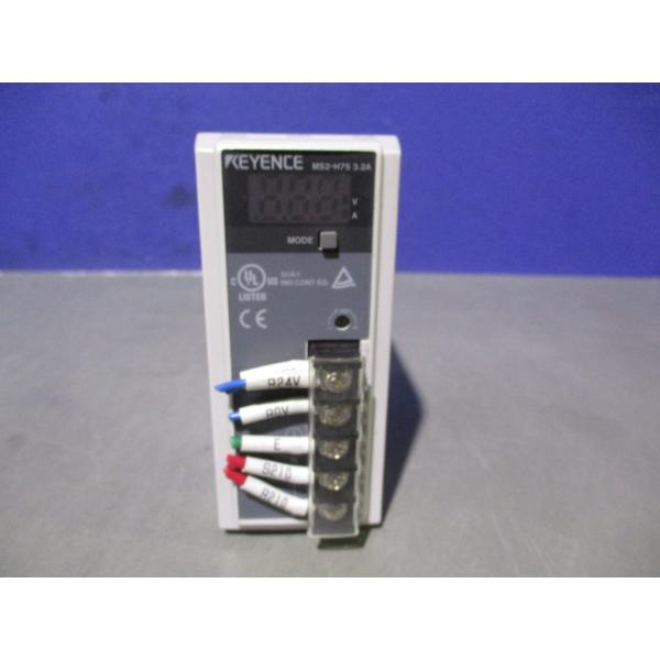 中古 KEYENCE MS2-H75 モニタ内蔵超小型スイッチング電源 24V 3.2A  (JBQ...