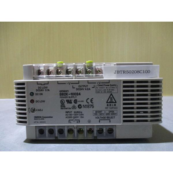 中古 OMRON POWER SUPPLY S82K-10024 パワーサプライ(JBTR50208...