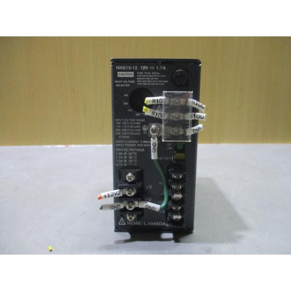中古  TDKラムダ  NNS15-12 電源 リニア電源 (JBYR71209D071)