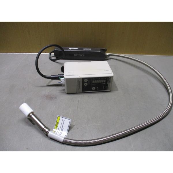 中古 KEYENCE キーエンス イオナイザー SJ-M200/SJ-M020 高性能マイクロ除電器...