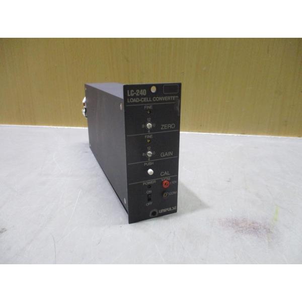 中古 UNIPULSE LC240 低ドリフト・低ノイズロードセルコンバータ (JBZR71105B...