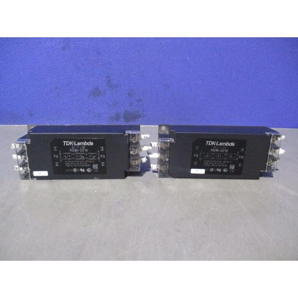 中古 TDK LAMBDA RSHN-2016 10A ノイズフィルター 2個セット (JCER70...