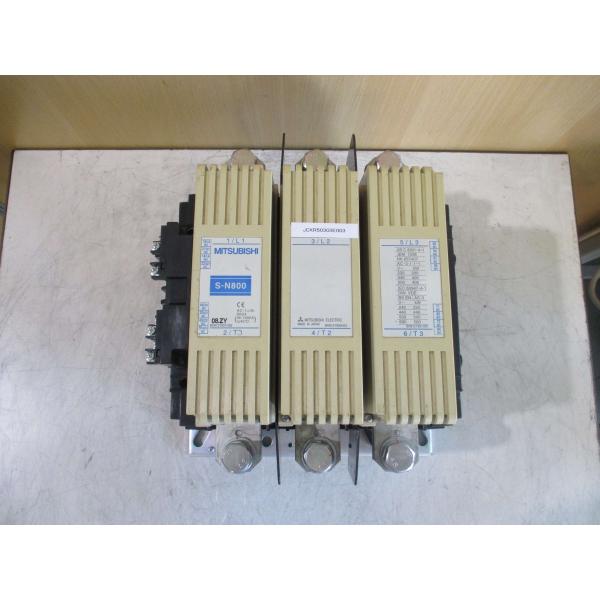 中古 MITSUBISHI S-N800 電磁接触器(JCKR50303E003)