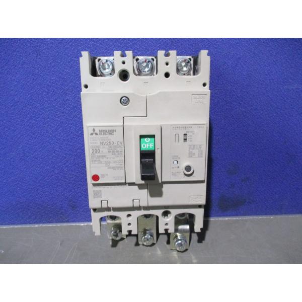 中古 MITSUBISHI NV250-CV 漏電遮断器 AC100-440V 3P 200A (J...