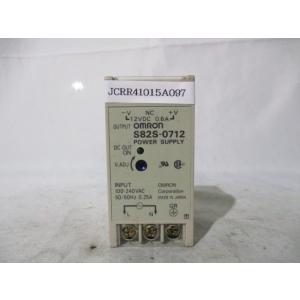 中古 OMRON S82S-0712 スイッチングパワーサプライ AC 12V 0.6A(JCRR4...