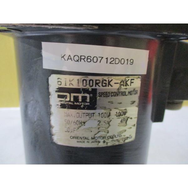 中古Oriental Motor 6IK100RGK-AKF Induction Motor (KA...