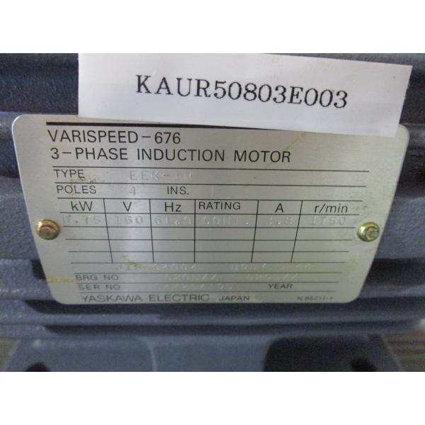中古 NIDEC VARISPEED-676 3-PHASE INDUCTION MOTOR EEK...