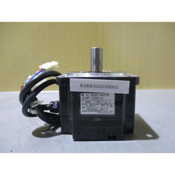 中古 YASKAWA AC SERVO MOTOR SGMP-02B312 サーボモータ 200W ...