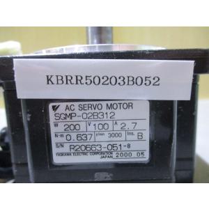 中古 YASKAWA AC SERVO MOT...の詳細画像1