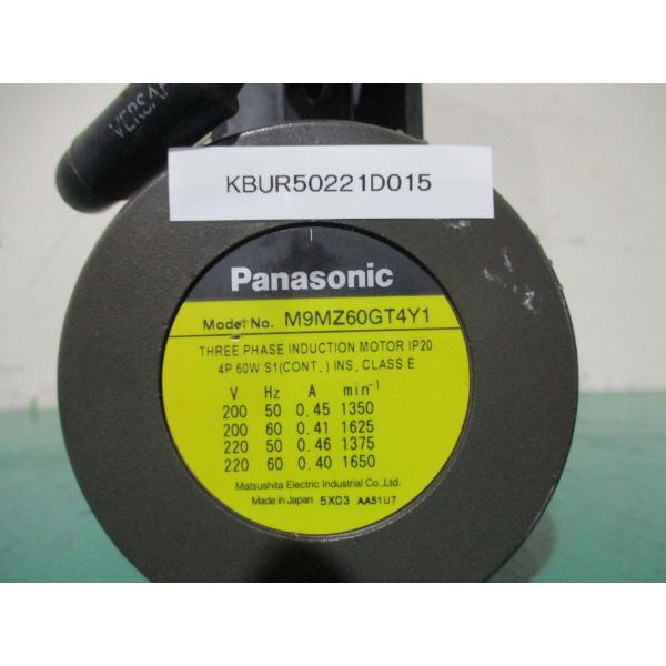 中古 PANASONIC MZ9G30BT/ THREE PHASE INDUCTION MOTOR...