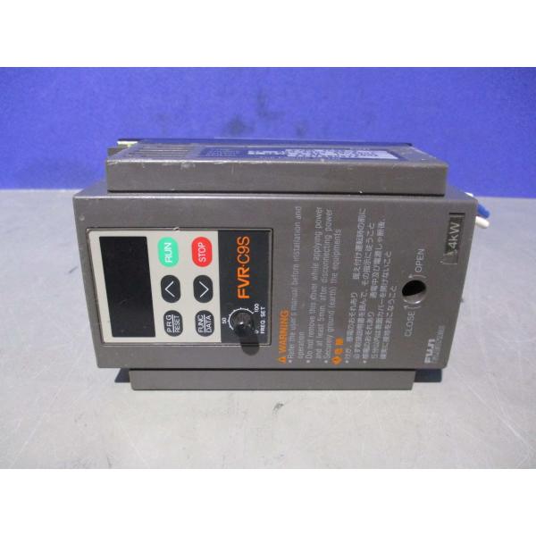 中古 FUJI FVR0.4C9S-2 三相 インバーター 200V 0.4KW (LABR6102...