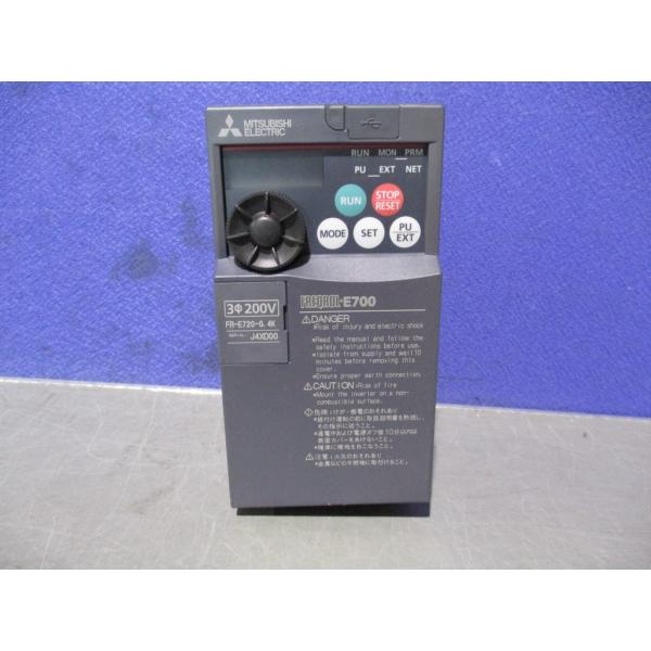 中古 MITSUBISHI INVERTER FR-E720-0.4K インバーター (LABR71...