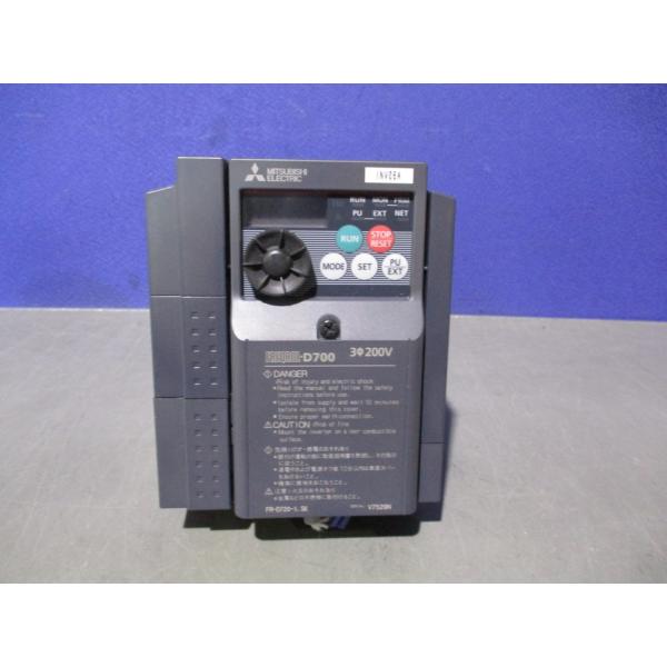 中古 MITSUBISHI FR-D720-1.5K 200V インバータ (LABR71229D1...