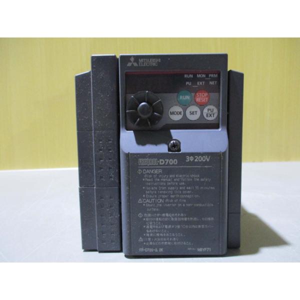 中古 MITSUBISHI INVERTER FR-D720W-2.2K インバーター 200V(L...