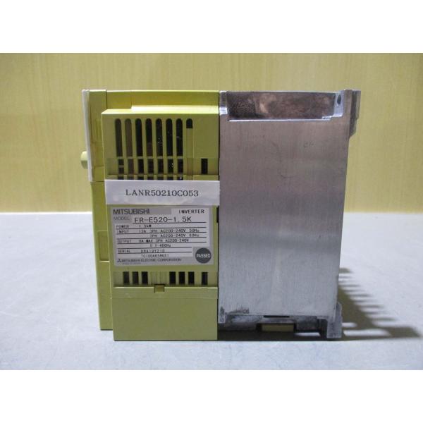 中古 MITSUBISHI INVERTER FR-E520-1.5K インバーター 1.5KW(L...