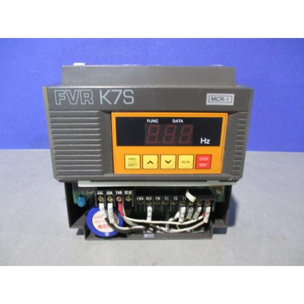 中古 FUJI FVR K7S FVR004K7S-2 インバータ 3PH200-230V 3A 1...