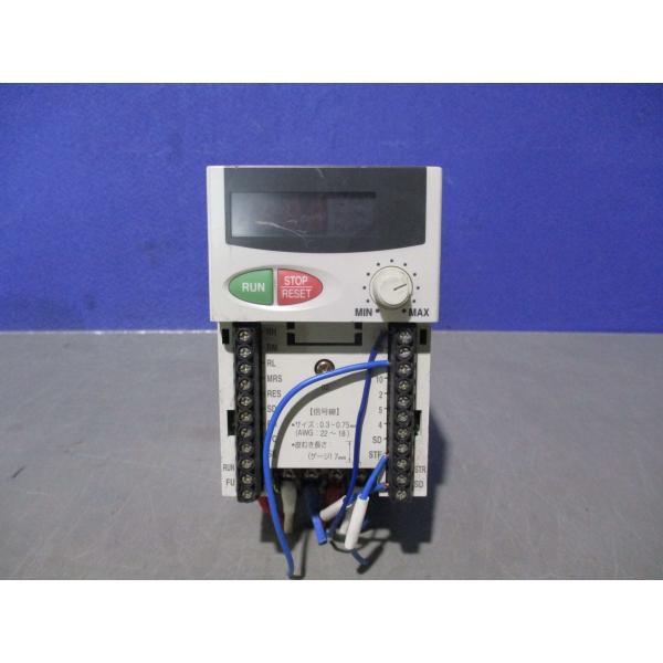 中古 三菱 FR-E520-0.4K インバータ 3PH200-240V 3A (LAPR61024...