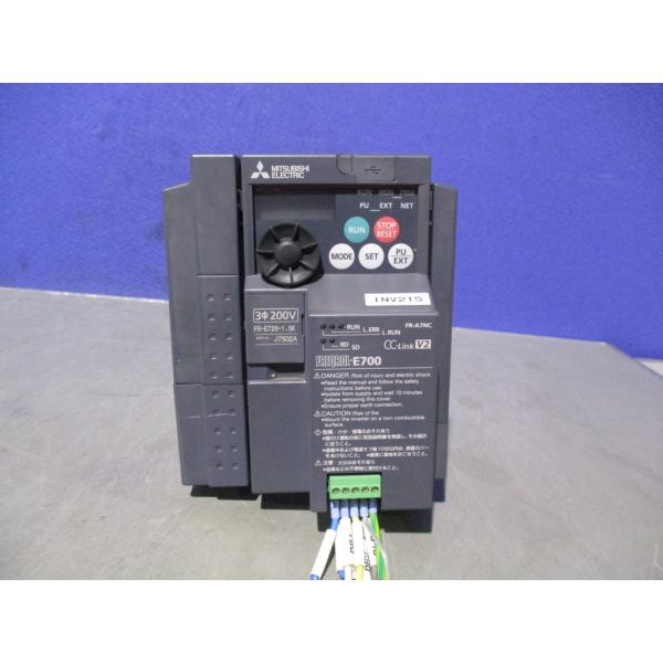 中古 MITSUBISHI INVERTER FR-E720-1.5K インバーター (LAPR70...