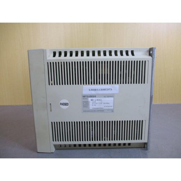中古 MITSUBISHI AC SERVO MR-J40A1 400W (LBHR51209C07...