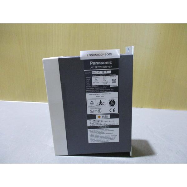 中古 PANASONIC AC SERVO DRIVER MSDA013A1A ACサーボドライバー...